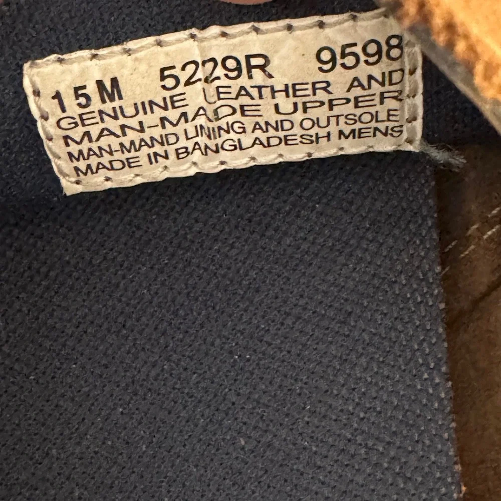 Timberland Earthkeepers Boat Shoes Mens 15M Tan Brown Leather Nautical